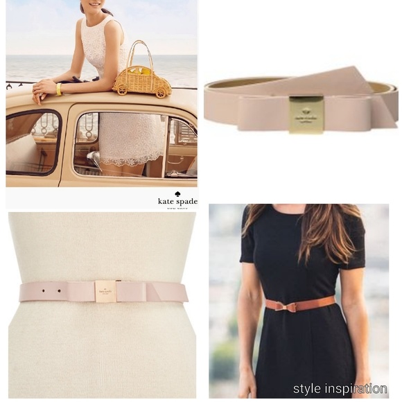 kate spade bow belt